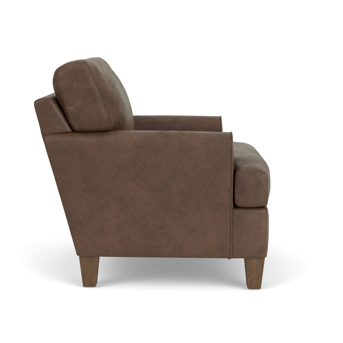 Moxy Fabric Chair, T-Shaped Seat Cushion, Rounded Mailbox Arms | Flexsteel