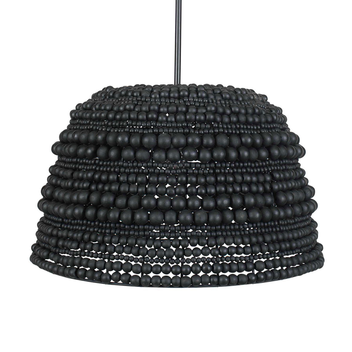 Persephone Bead 1 Light Pendant - Black by Uttermost - View 3