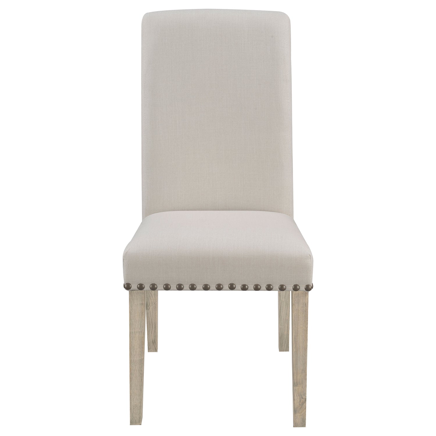 Salem Fabric Upholstered Dining Side Chair Beige (Set of 2) - Home Elegance USA