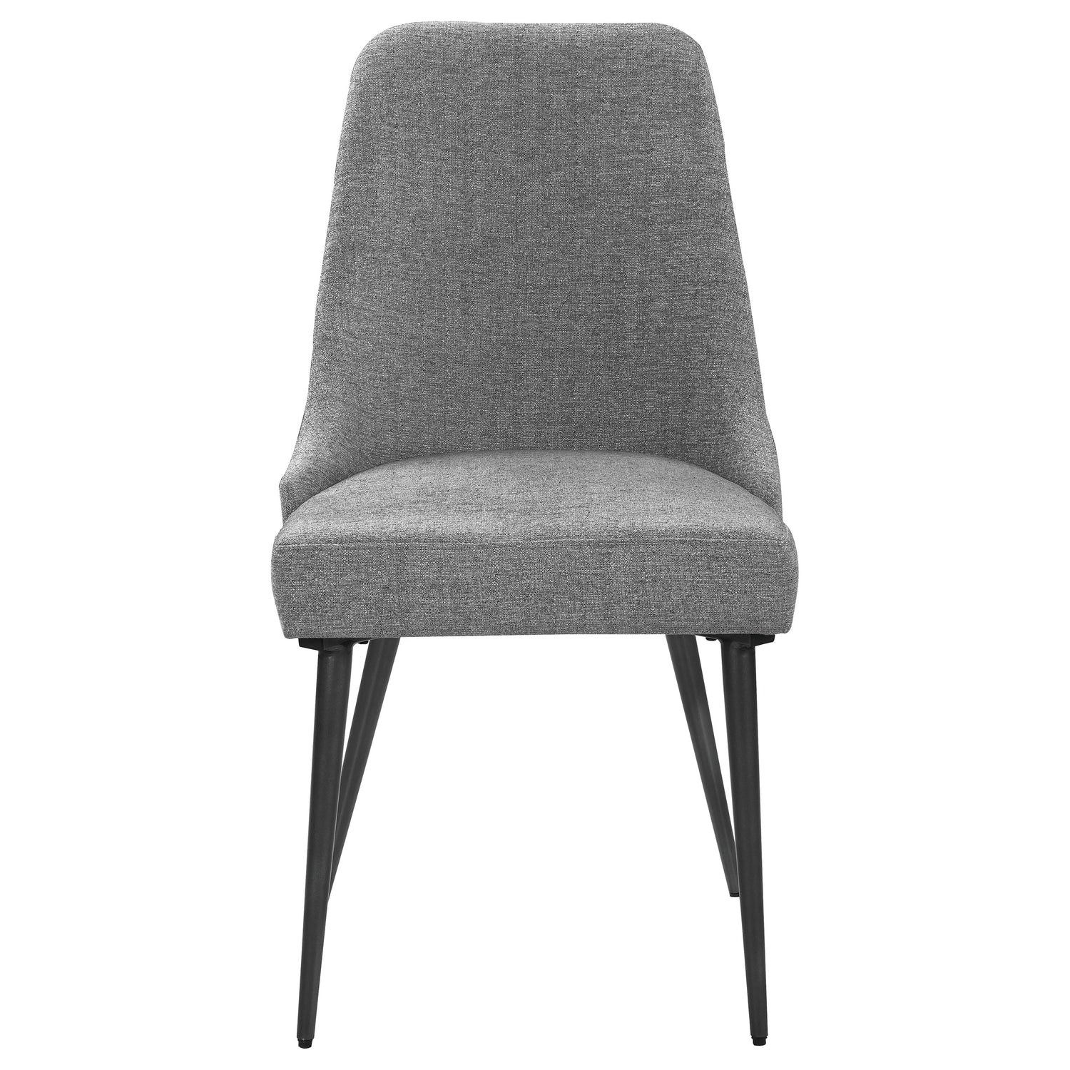 Alan Fabric Upholstered Dining Side Chair Grey (Set of 2) - Home Elegance USA