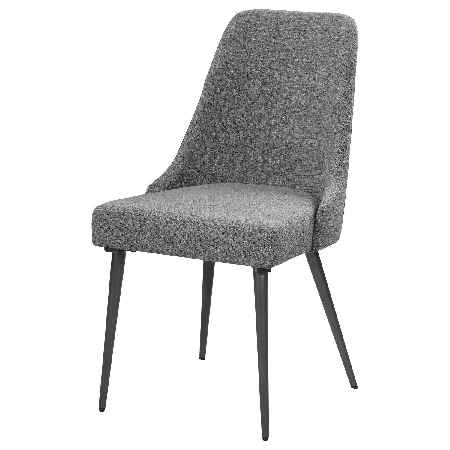 Alan Fabric Upholstered Dining Side Chair Grey (Set of 2) - Home Elegance USA