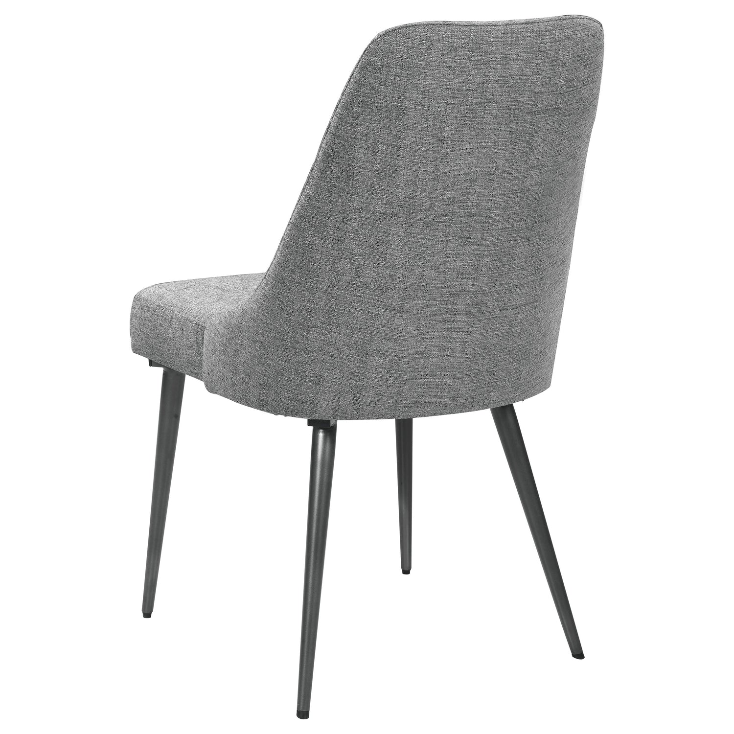Alan Fabric Upholstered Dining Side Chair Grey (Set of 2) - Home Elegance USA