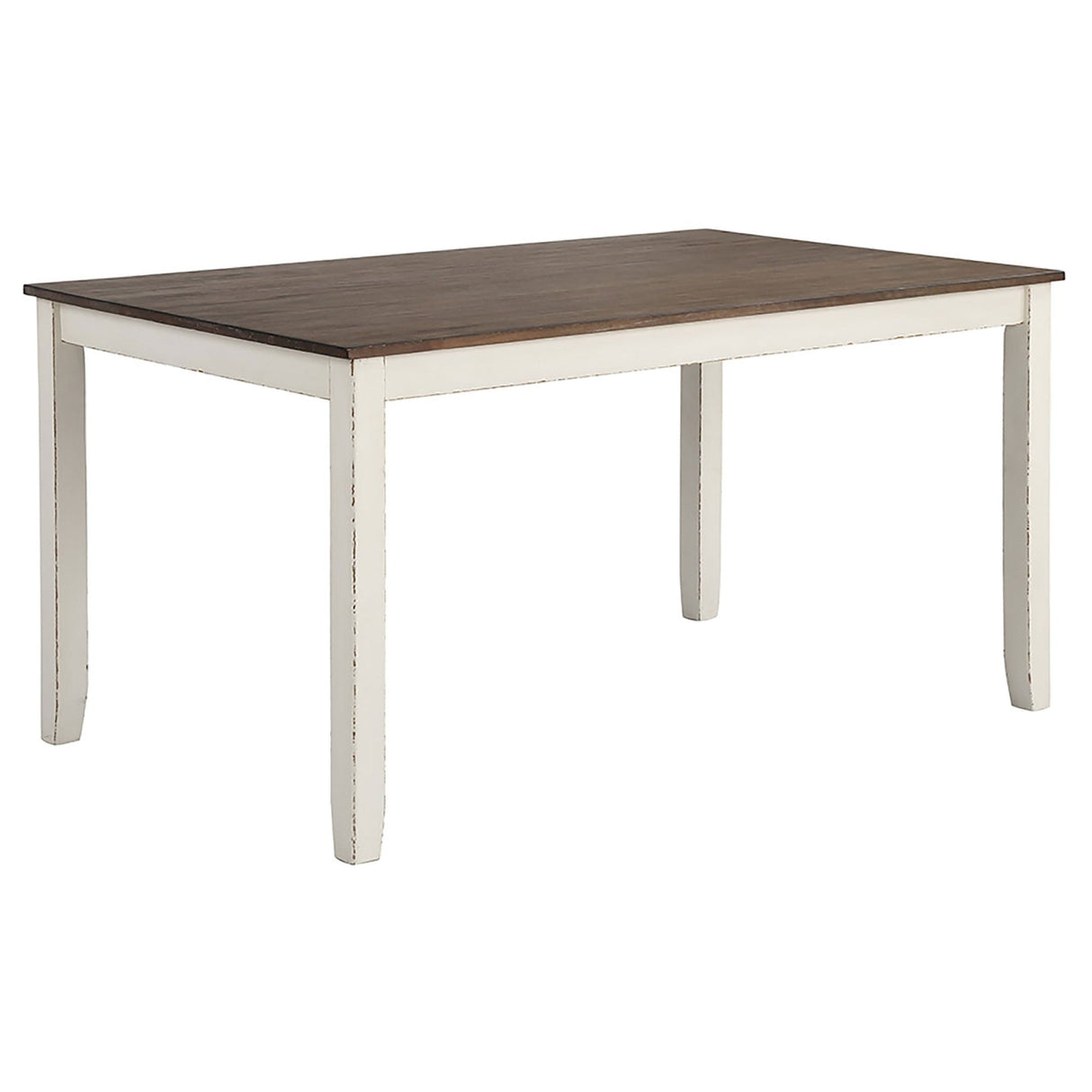 Fortress 7 - piece Dining Set Chestnut and Vintage White | Coaster | Home Elegance USA