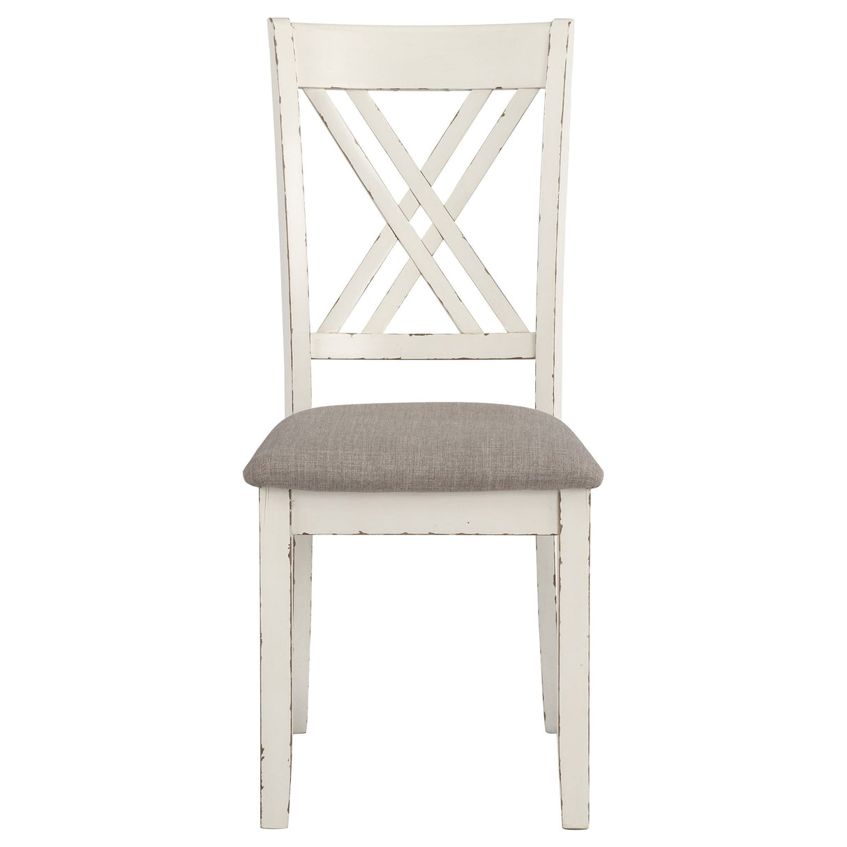 Fortress 7 - piece Dining Set Chestnut and Vintage White | Coaster | Home Elegance USA