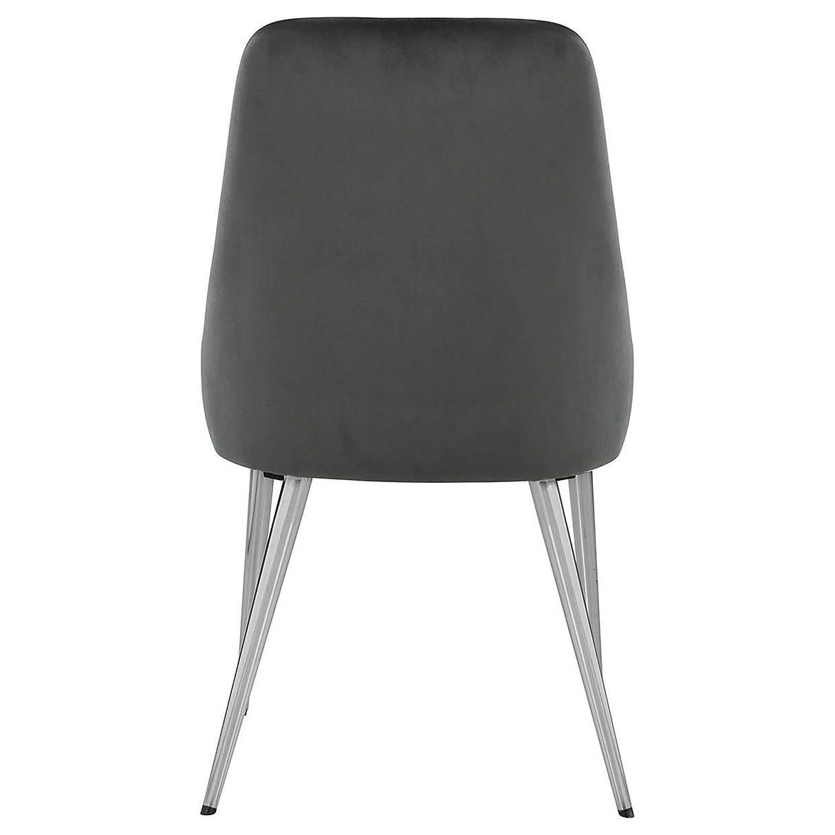 Cabianca Upholstered Dining Side Chair Grey (Set of 2) - Home Elegance USA