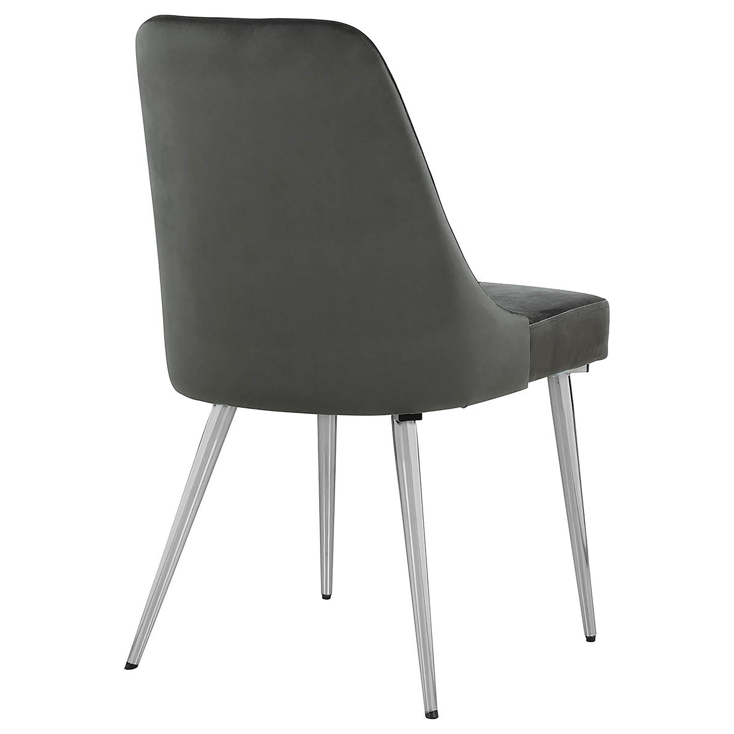 Cabianca Upholstered Dining Side Chair Grey (Set of 2) - Home Elegance USA