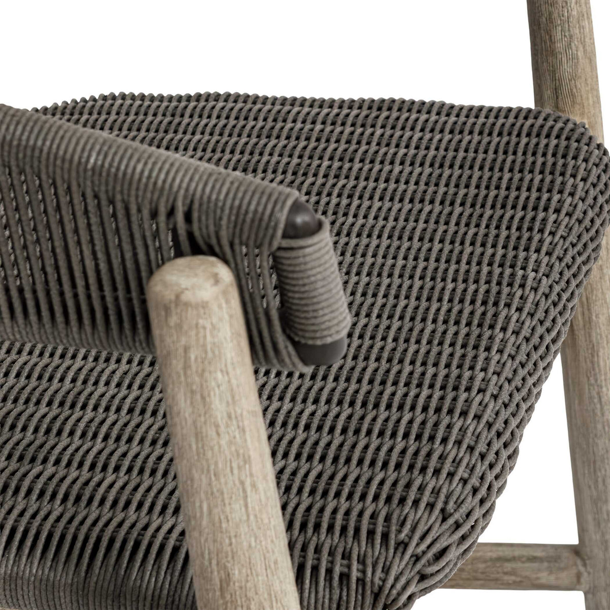 Dermott Outdoor Bar Stool - Light Brown / Dark Gray by Uttermost - View 9