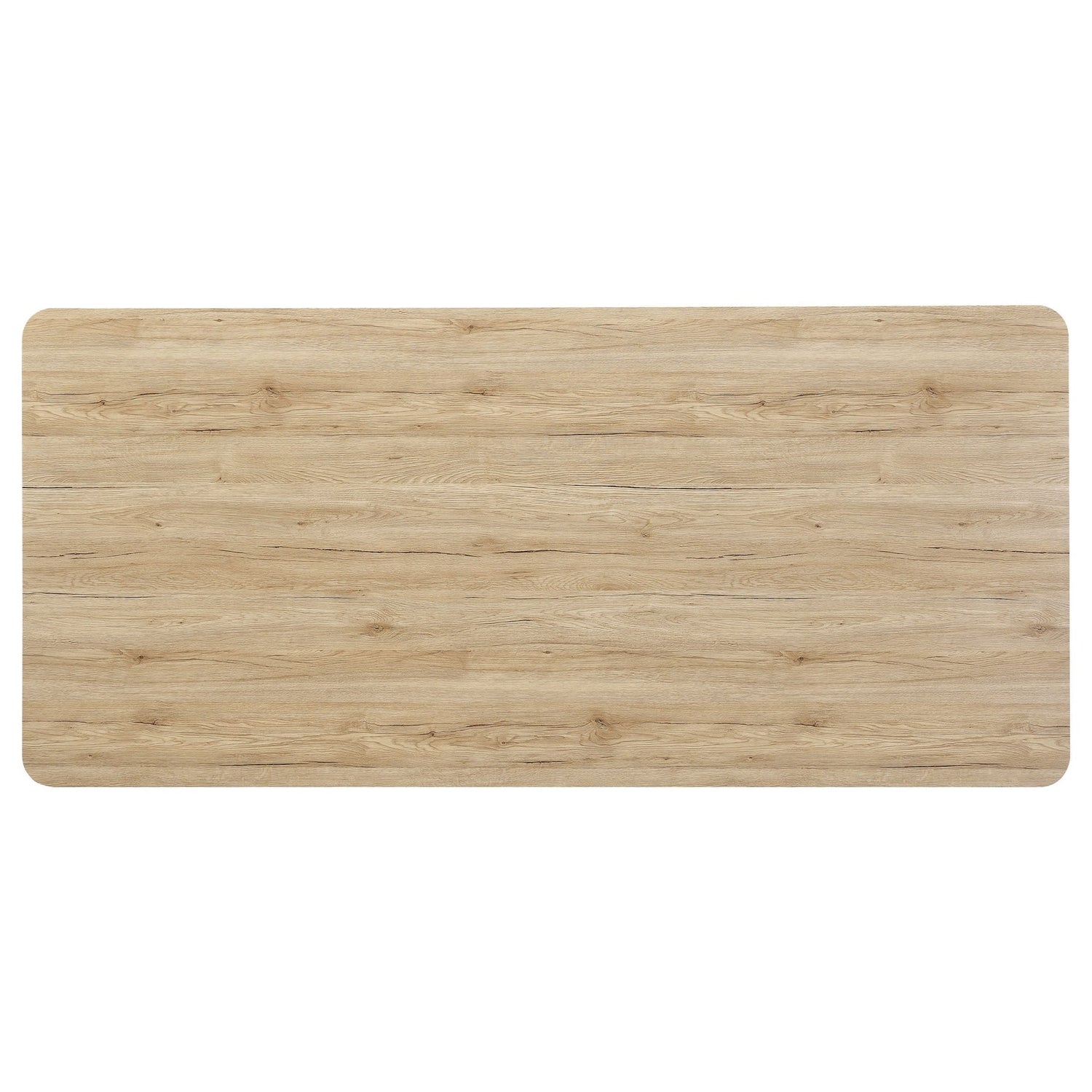 Dining Table - Altus Swirl Base Dining Table Natural Oak and Gunmetal | Coaster | Home Elegance USA
