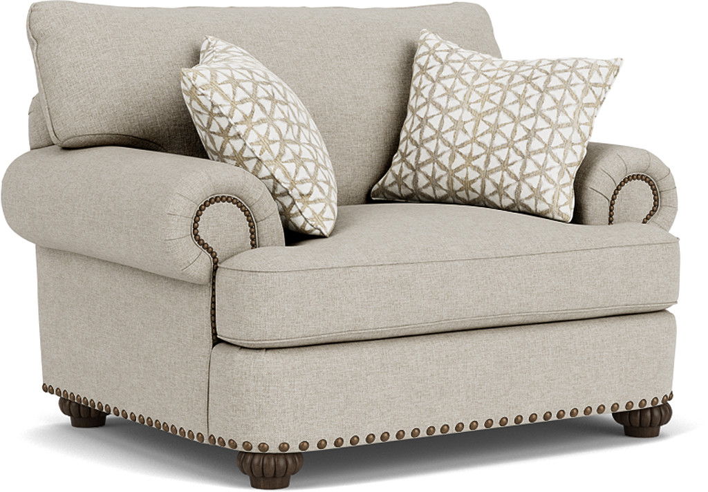 Patterson Fabric Chair, Nailhead Trim | Flexsteel