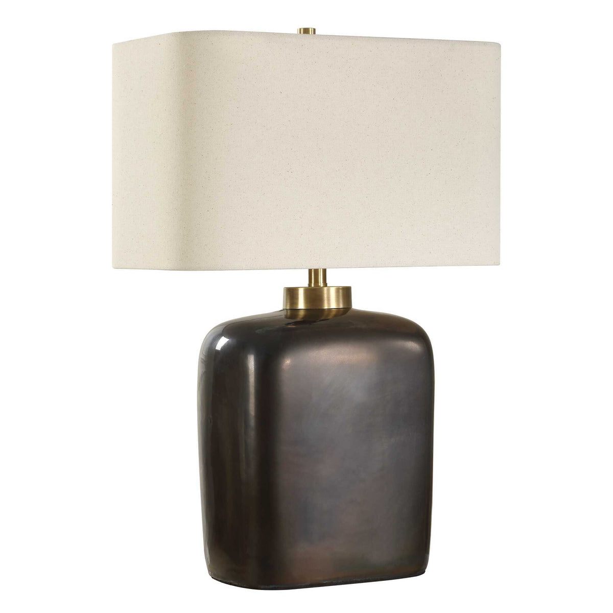 Quentin Table Lamp Dark Bronze - Bronze / White by Uttermost - View 3