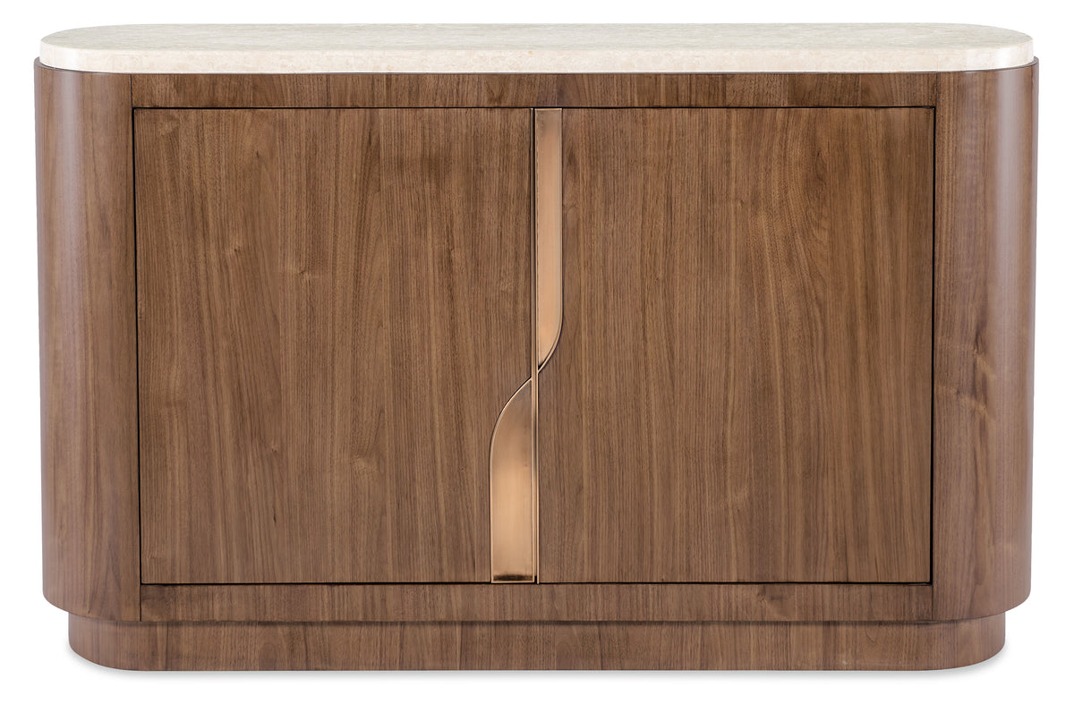 Eleana Server Medium Wood / Beige - Dark Brown / Beige by Hooker Furniture - View 9