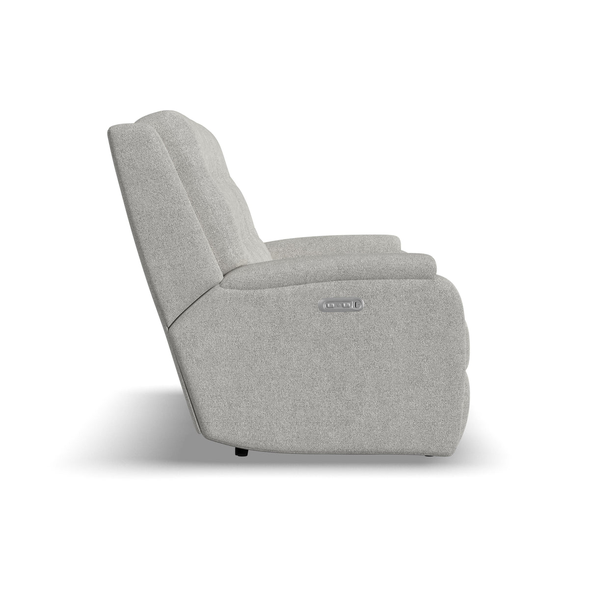 Arlo Transitional Fabric Power Reclining Loveseat With Console & Power Headrests | Flexsteel