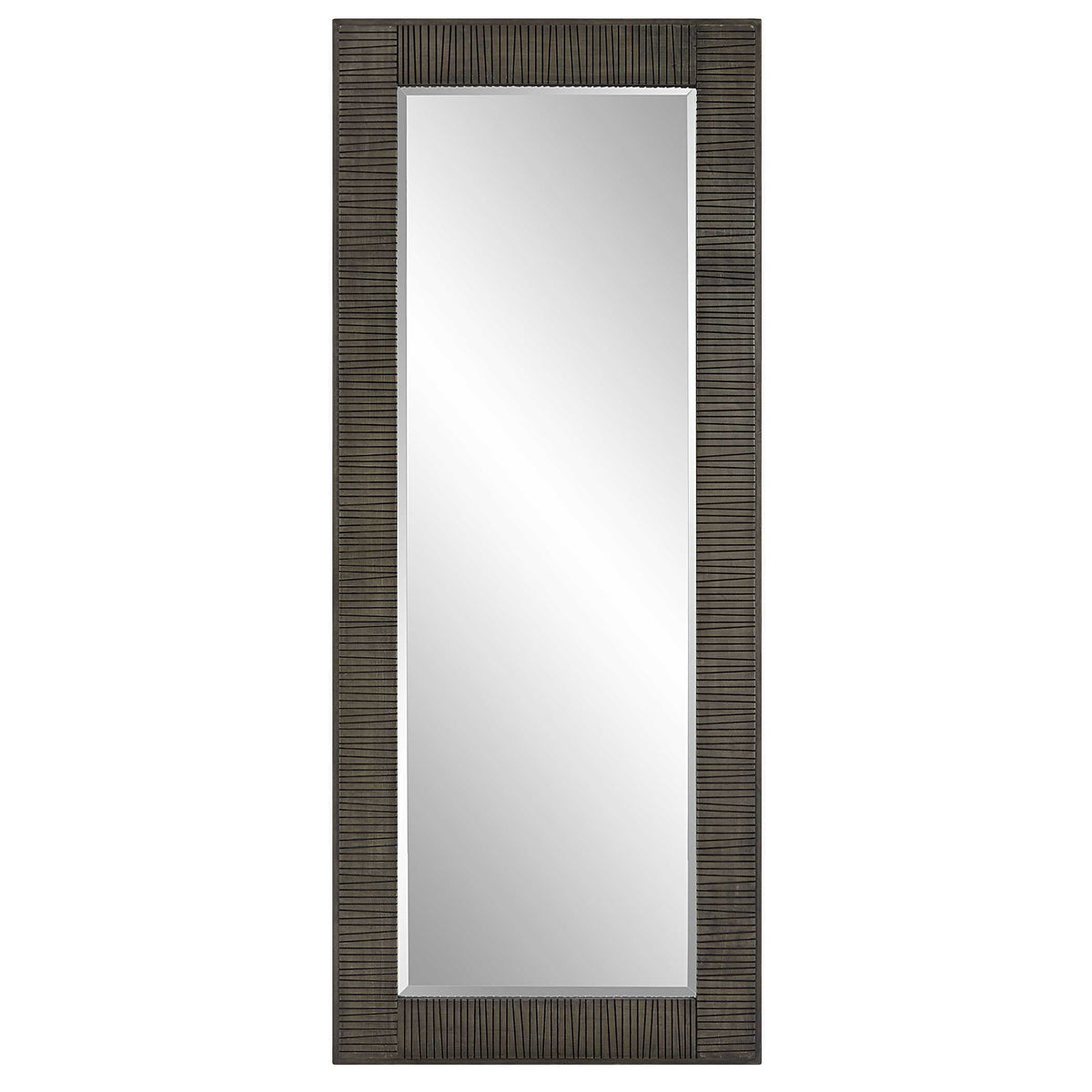 Figaro Oversized Mirror - Dark Gray by Uttermost - View 1