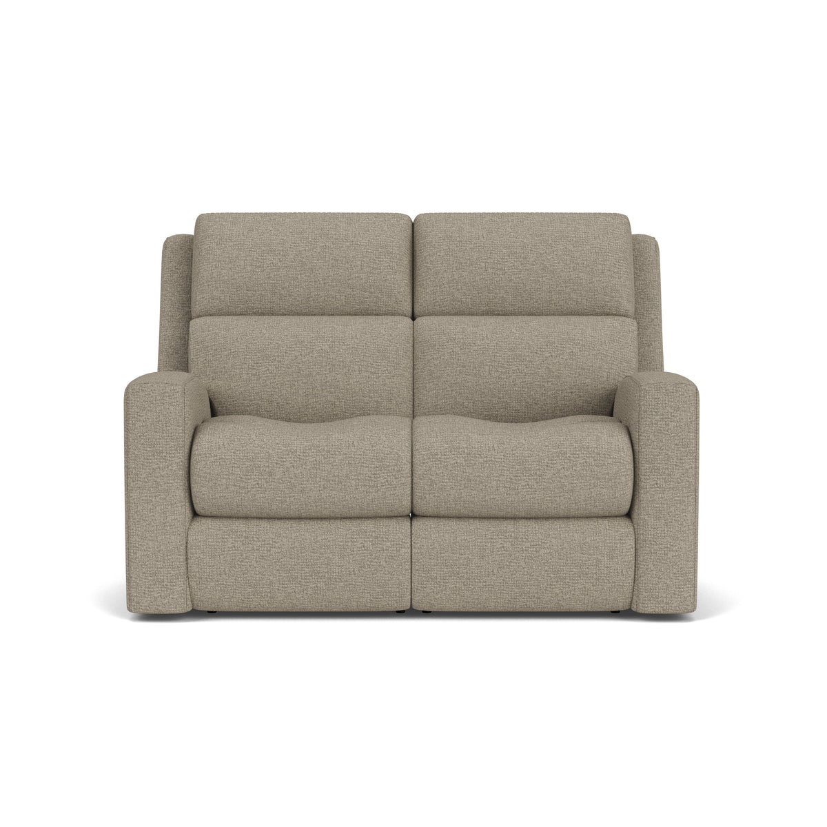 Score Transitional Fabric Power Reclining Loveseat With Power Headrests & Lumbar | Flexsteel