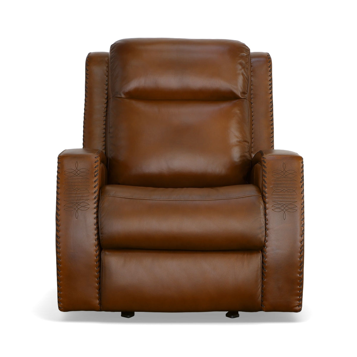 Mustang Power Gliding Recliner With Power Headrest - Rust | Flexsteel