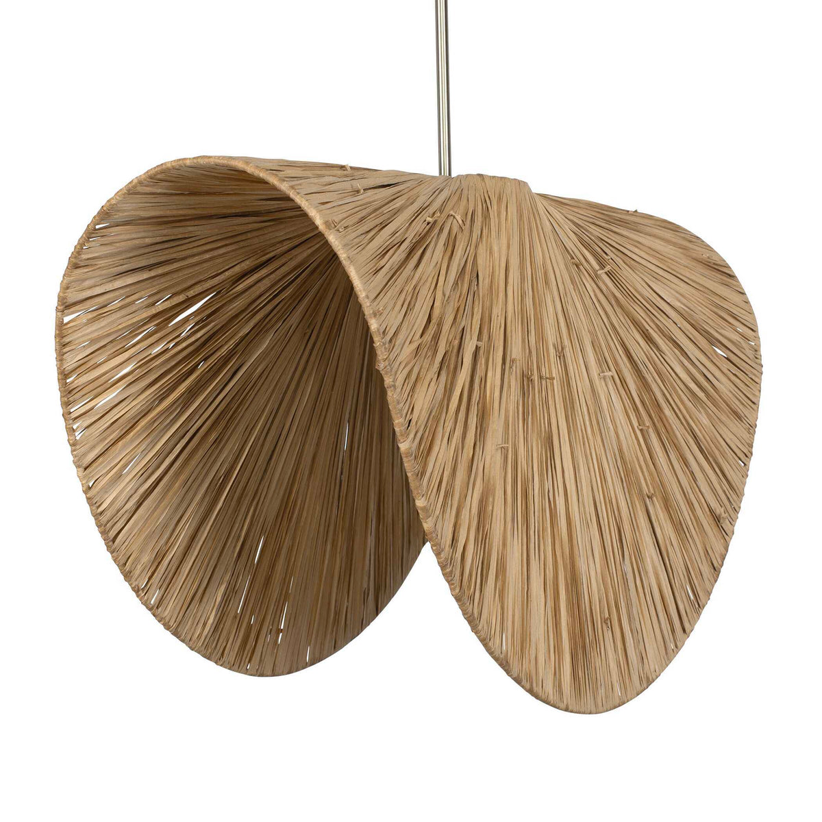 Bend 1 Light Raffia Pendant - Light Brown by Uttermost - View 4