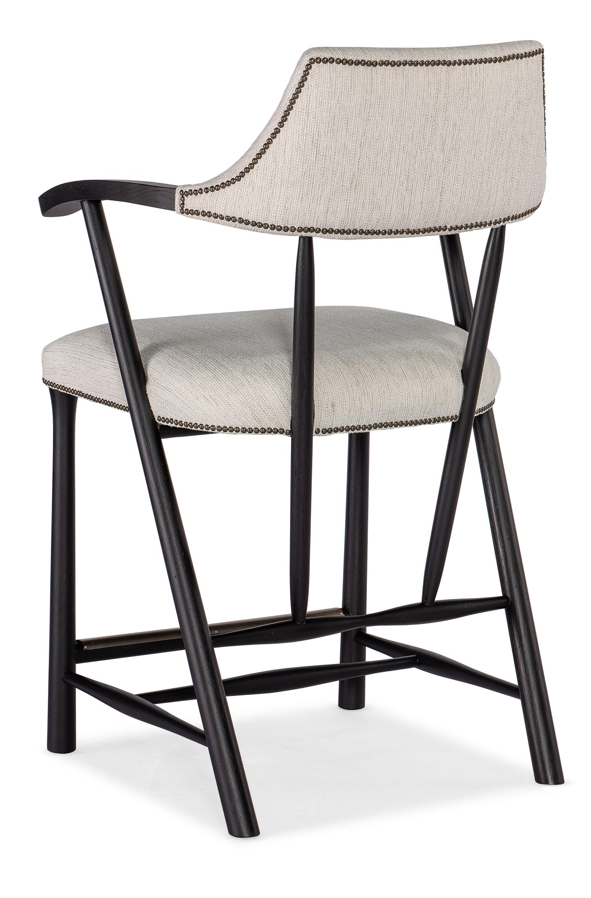 Linville Falls Stack Rock Counter Stool - Beige / Black by Hooker Furniture - View 3
