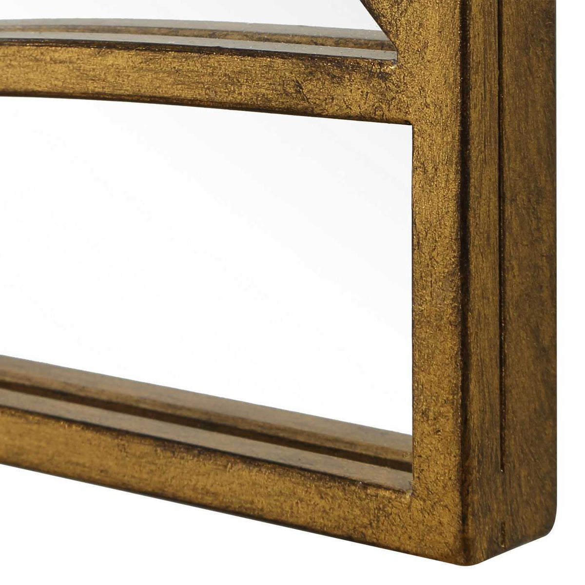 Crossed Up Full Length Mirror - Gold by Uttermost - View 5