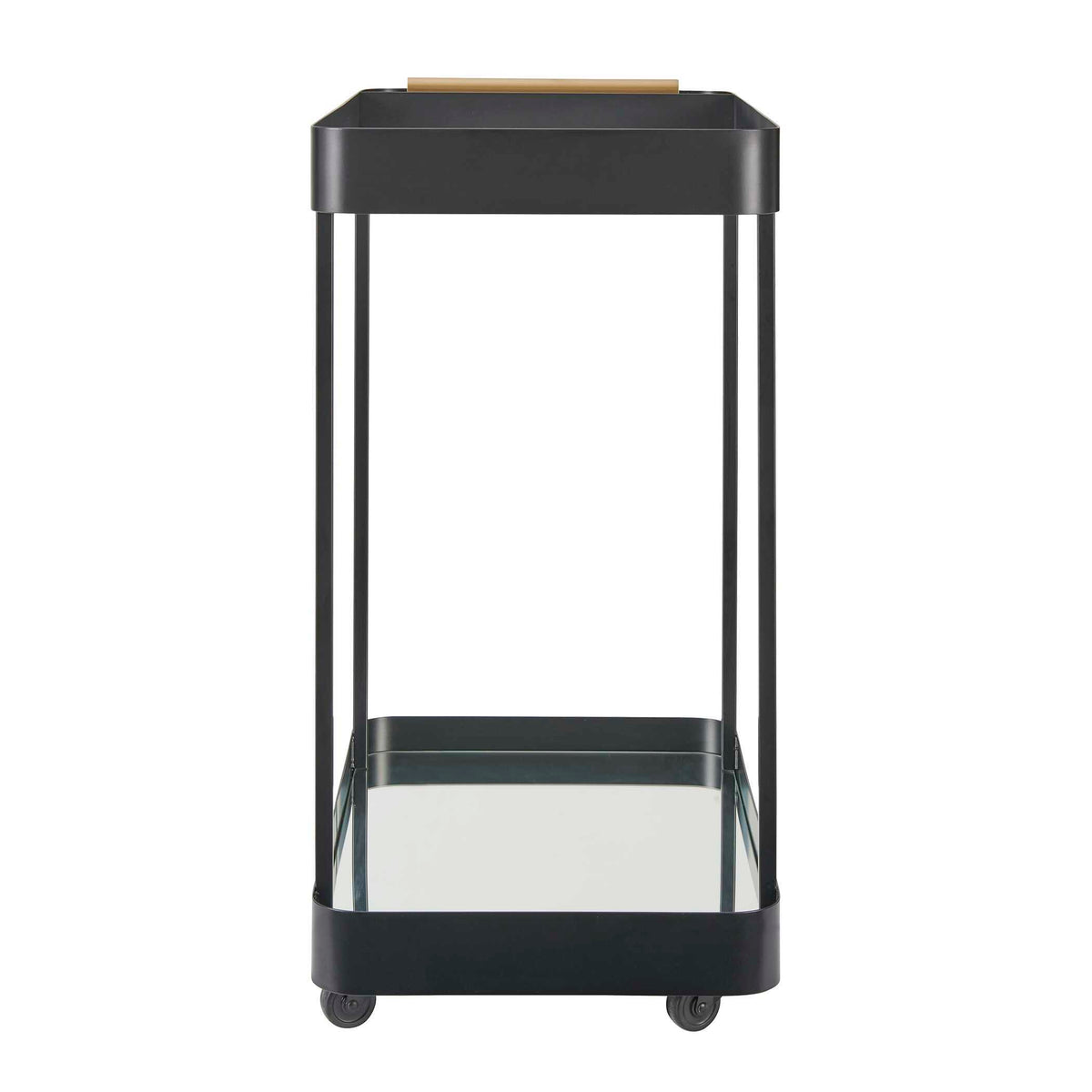 Vesper Iron Bar Cart - Black by Uttermost - View 7