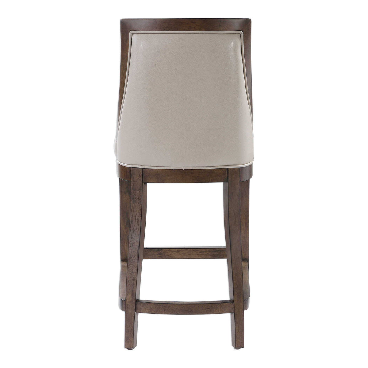 Purcell Counter Stool - Beige / Dark Brown by Uttermost - View 5