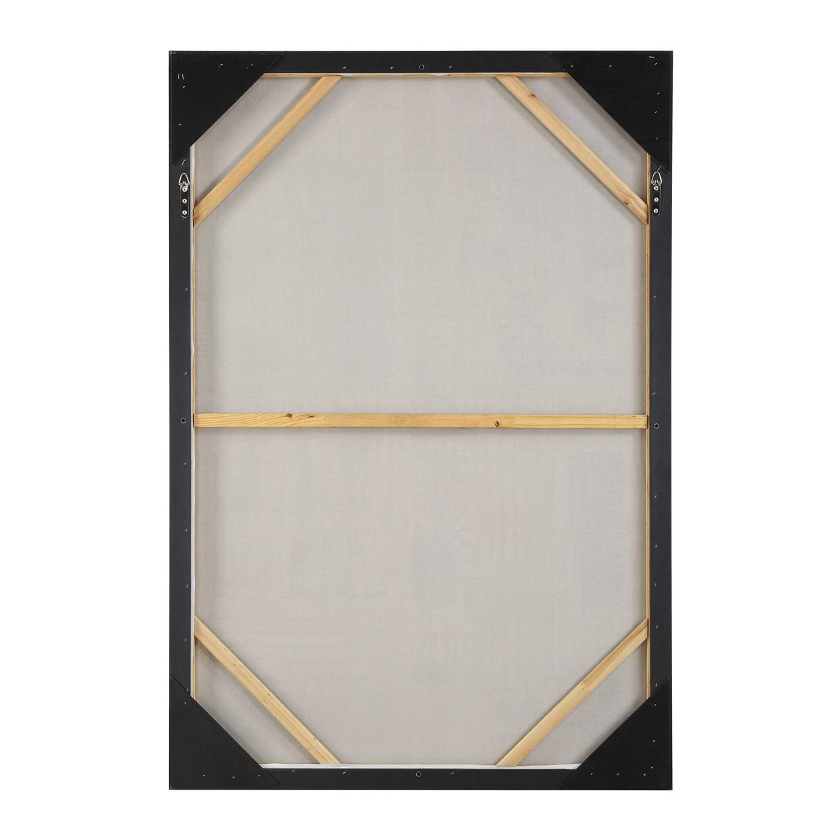 Clean Slate Slate Hand Painted Canvas - Dark Gray by Uttermost - View 8