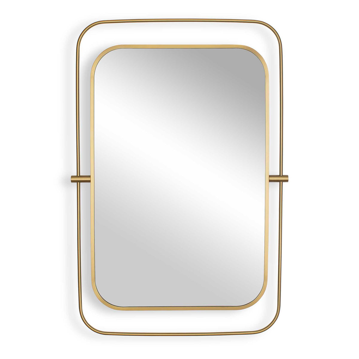 Moreni Mirror Brass - Gold by Uttermost - View 1
