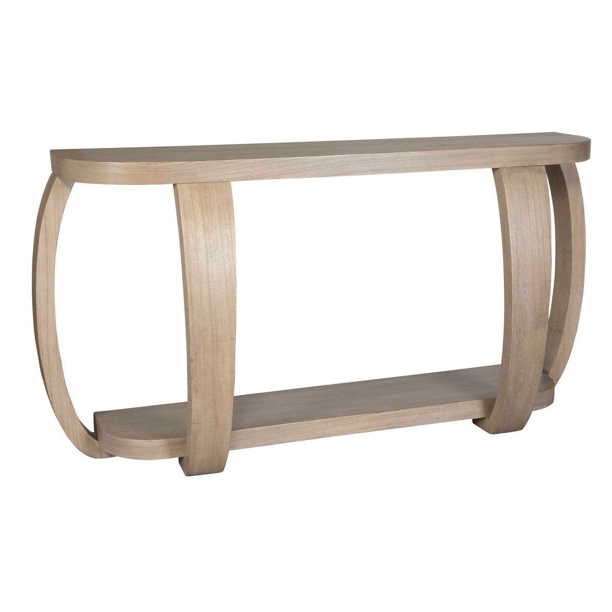 Adona Wood Console Table - Light Brown by Uttermost - View 3