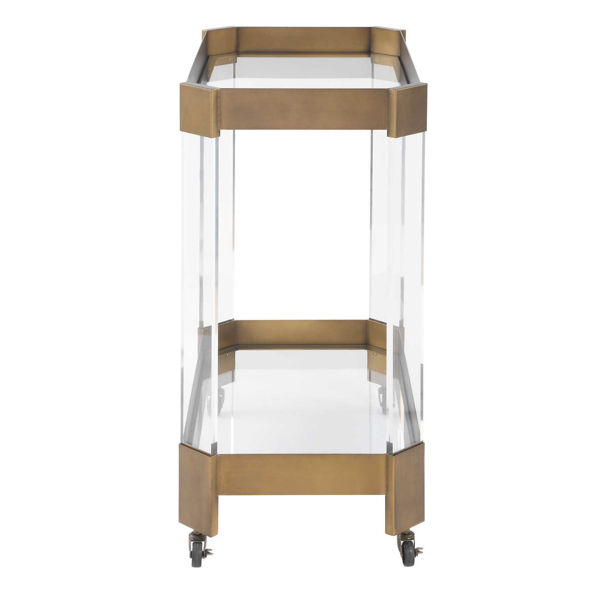 Giselle Bar Cart - Bronze by Uttermost - View 4