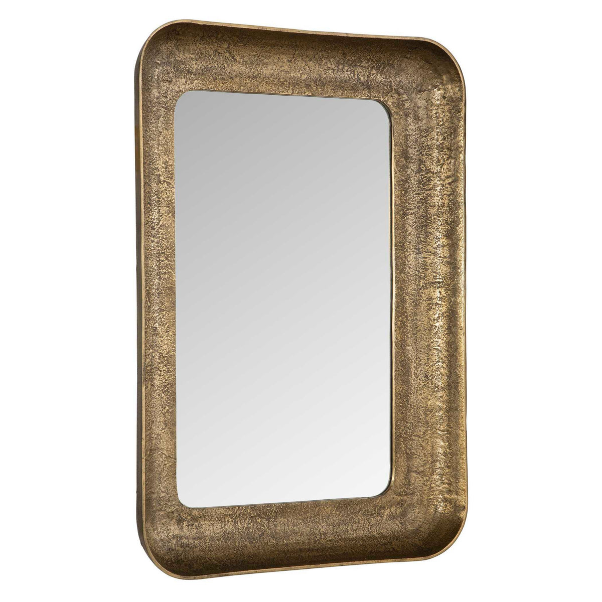 Alvaro Antique Brass Mirror - Bronze by Uttermost - View 4