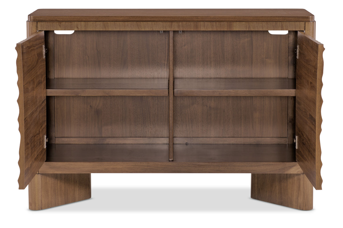 Eleana Two Door Chest Medium Wood / Light Brown - Dark Brown / Light Brown by Hooker Furniture - View 5