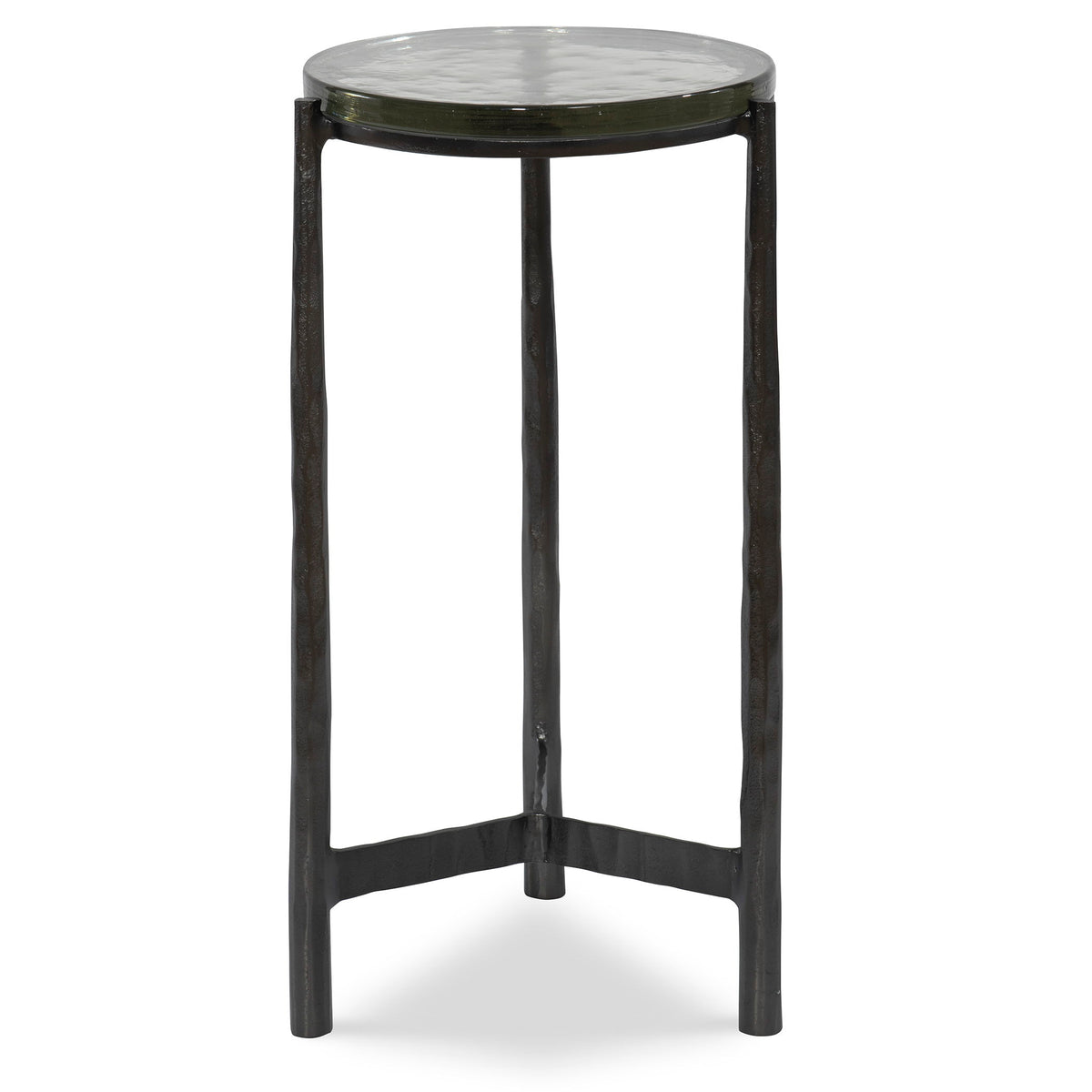 Eternity Iron & Glass Accent Table - Black by Uttermost - View 1