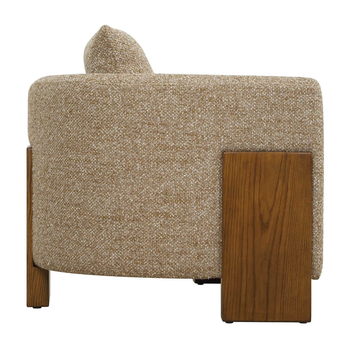 Halligan Upholstered Accent Chair - Light Brown by Uttermost - View 5