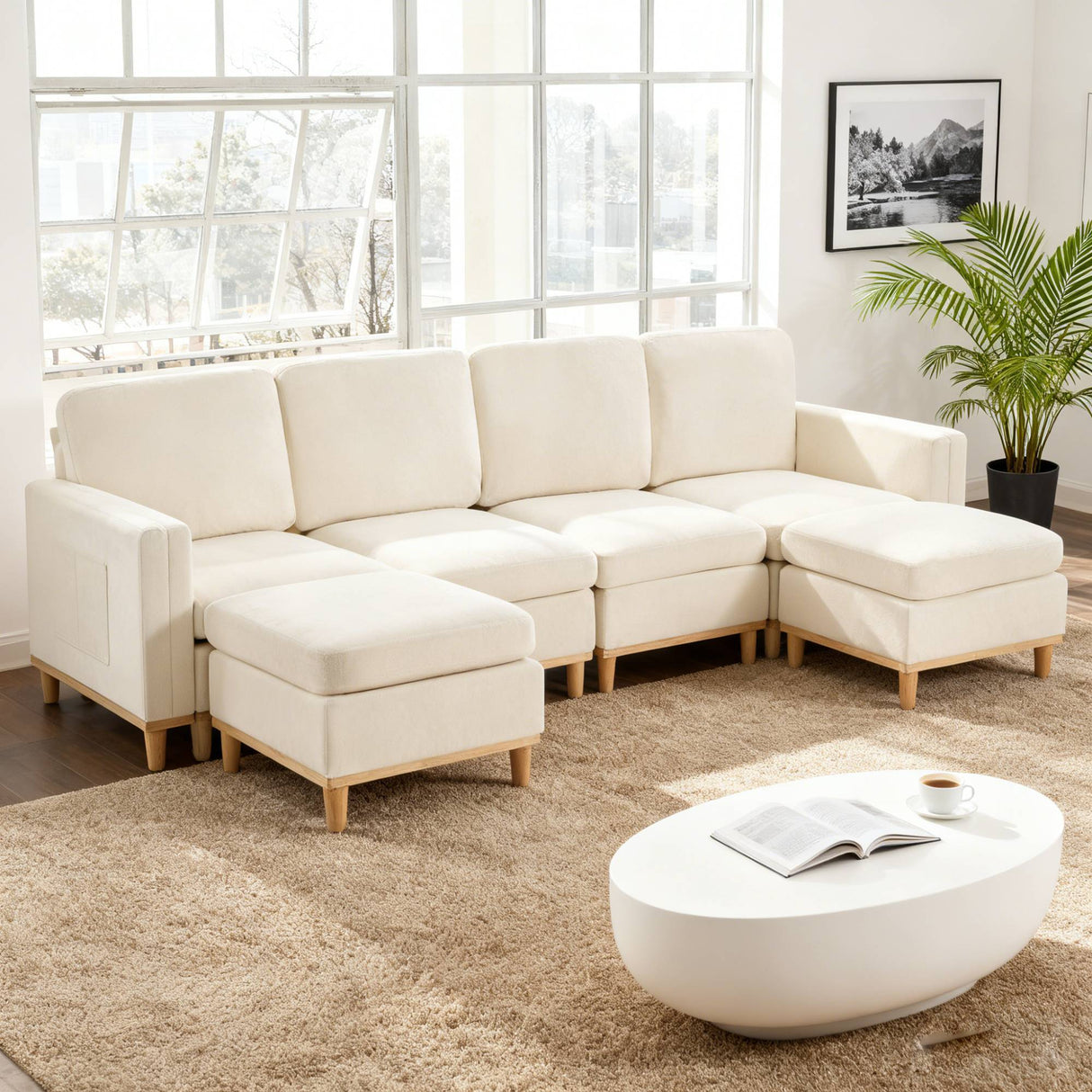 Modern Sofa Chair with Soft Padding - Ideal for Living Room, Office & Dining Room - sold by Home Elegance USA