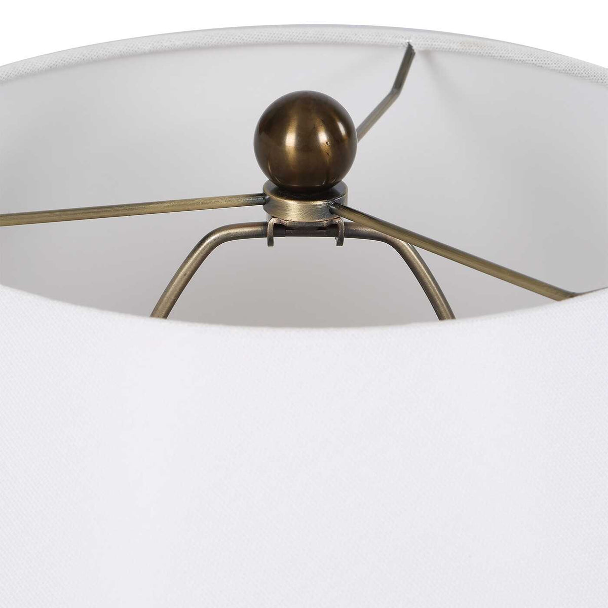 Irena Sphere Table Lamp - White by Uttermost - View 6