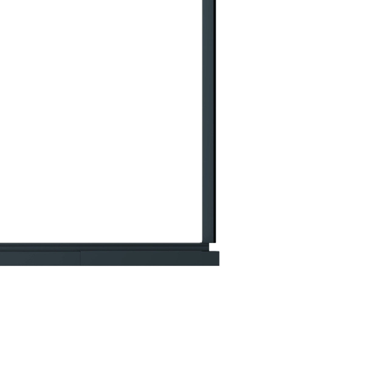 60 in. W x 76 in. HSliding Frameless Shower Door in Matte Black with Clear Glass | Home Elegance USA