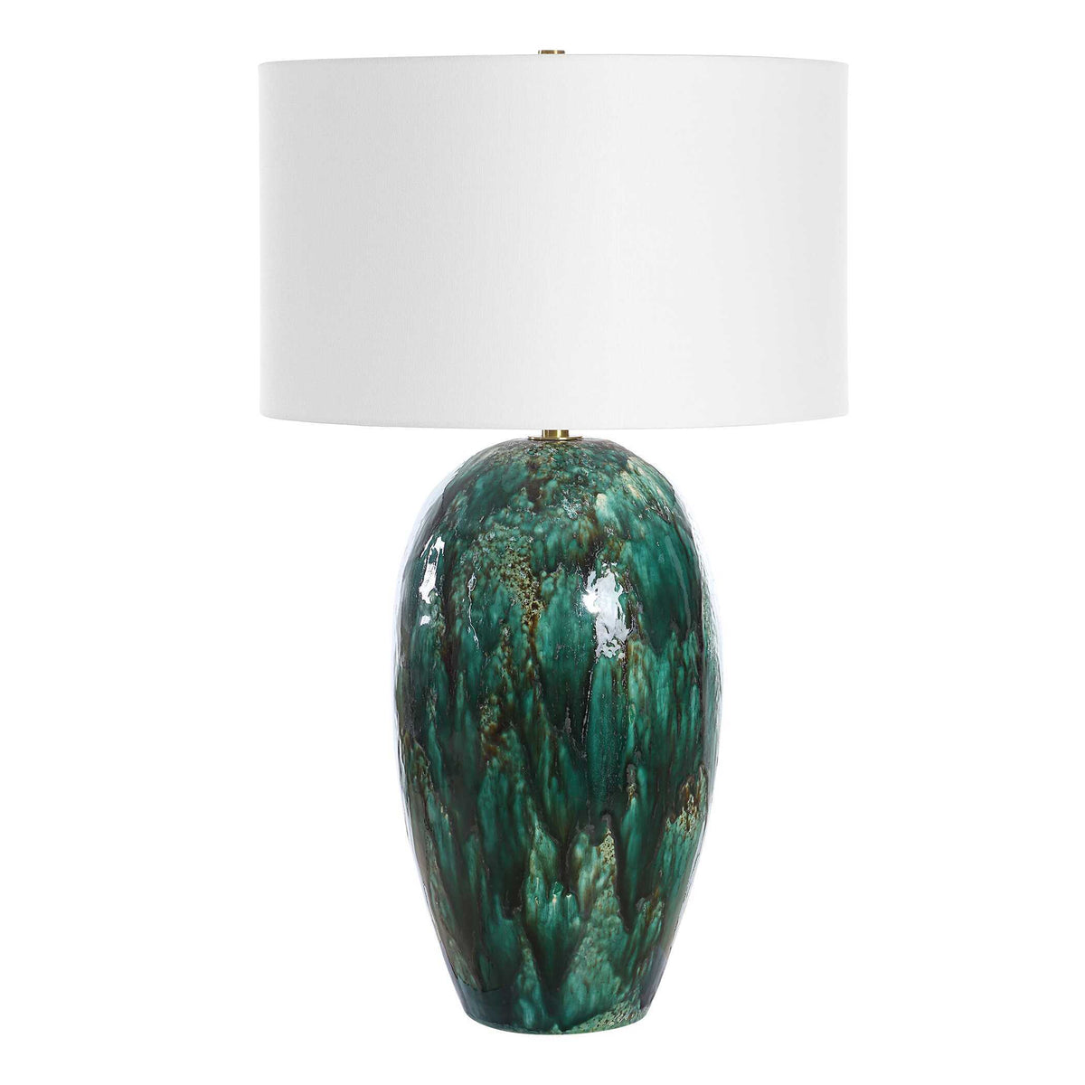 Ceralene Table Lamp - Green by Uttermost - View 4