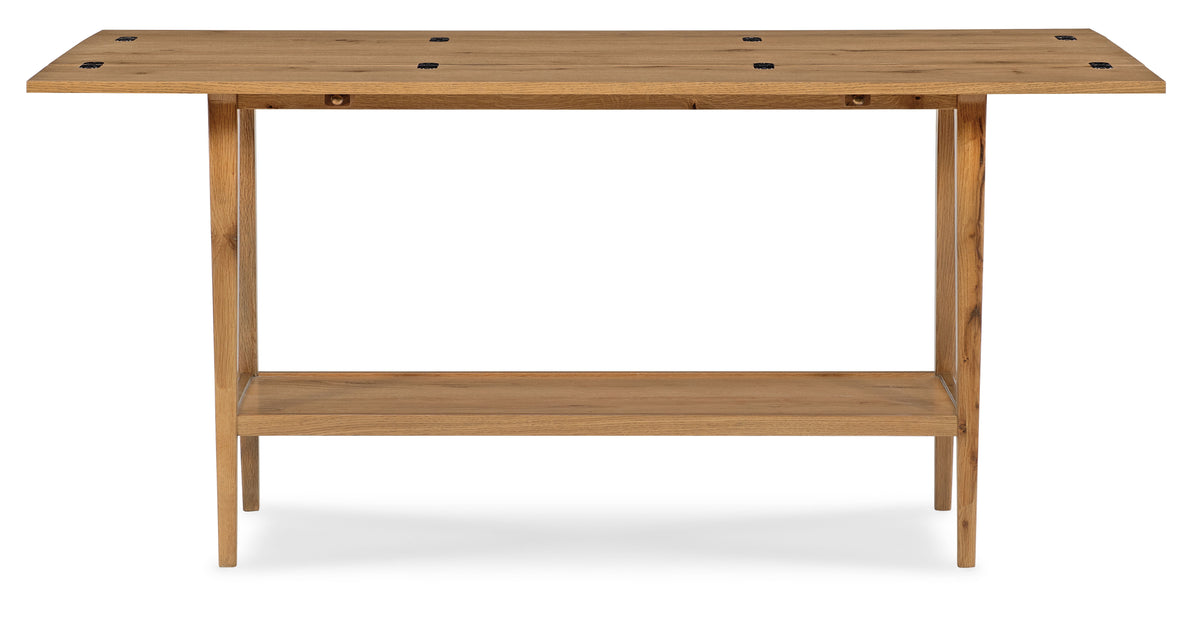 Cashiers Flip-Top Console Table Almond - Light Brown by Hooker Furniture - View 5