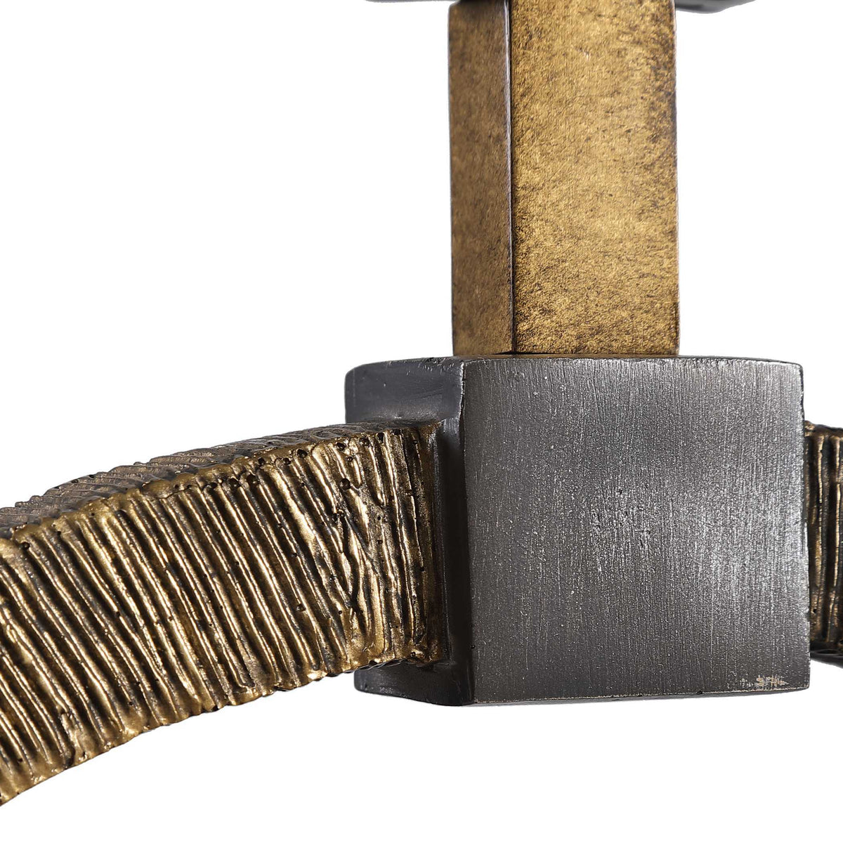 Relic Table Lamp Aged Gold - Light Brown / Silver by Uttermost - View 5