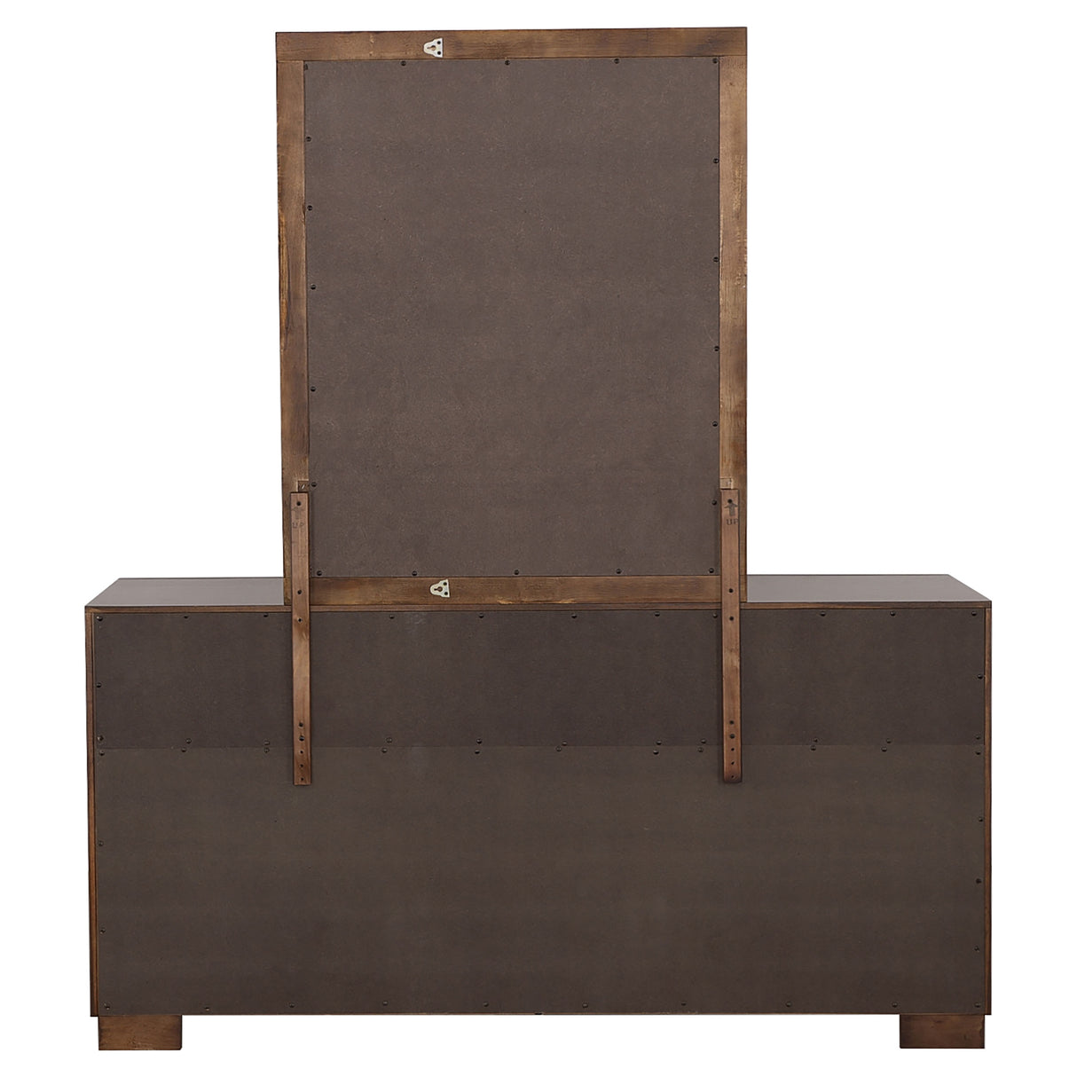 Jessica 6-drawer Dresser with Mirror Cappuccino - Home Elegance USA