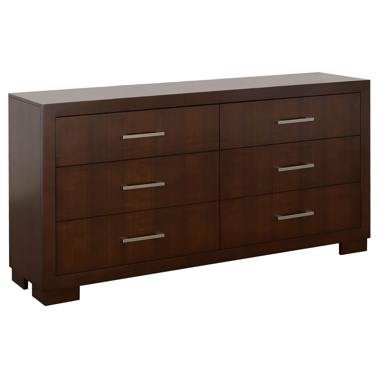Jessica 6-drawer Dresser Cappuccino - Home Elegance USA