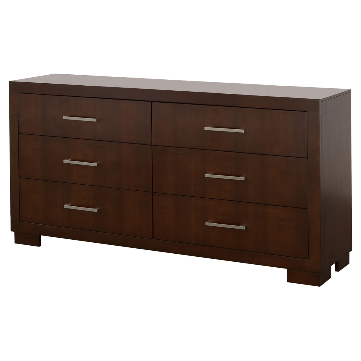 Jessica 6-drawer Dresser Cappuccino - Home Elegance USA