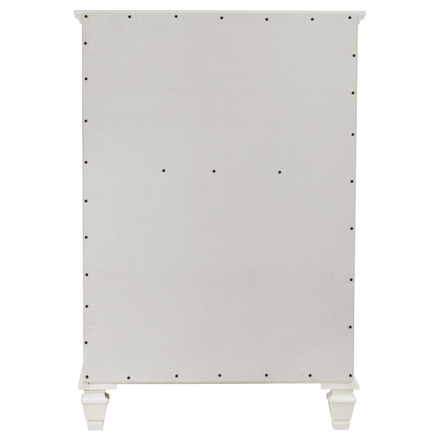 Chest - Sandy Beach 5-drawer Rectangular Chest Cream White