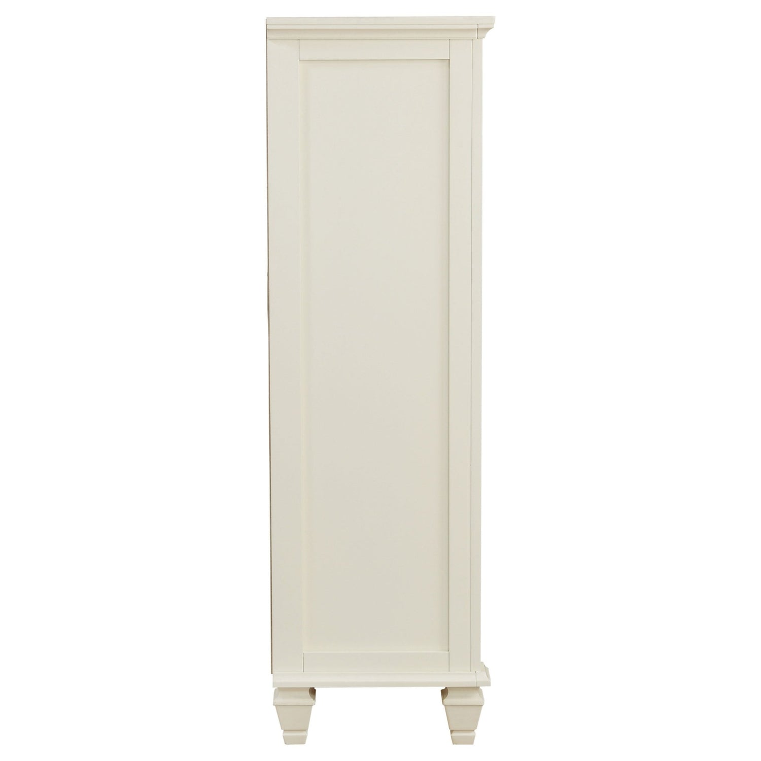 Chest - Sandy Beach 5-drawer Rectangular Chest Cream White