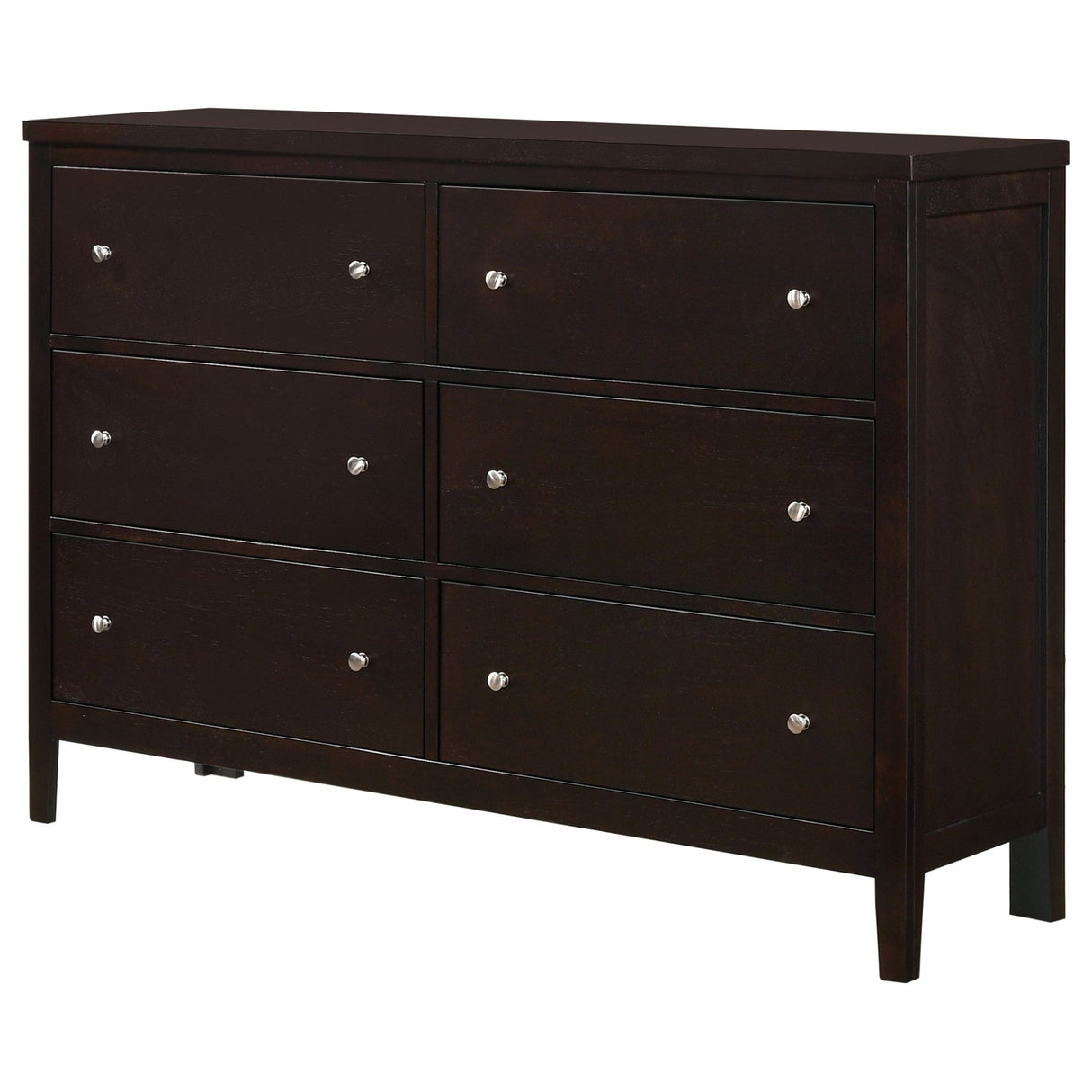 Carlton 6 - drawer Rectangular Dresser Cappuccino | Coaster | Home Elegance USA