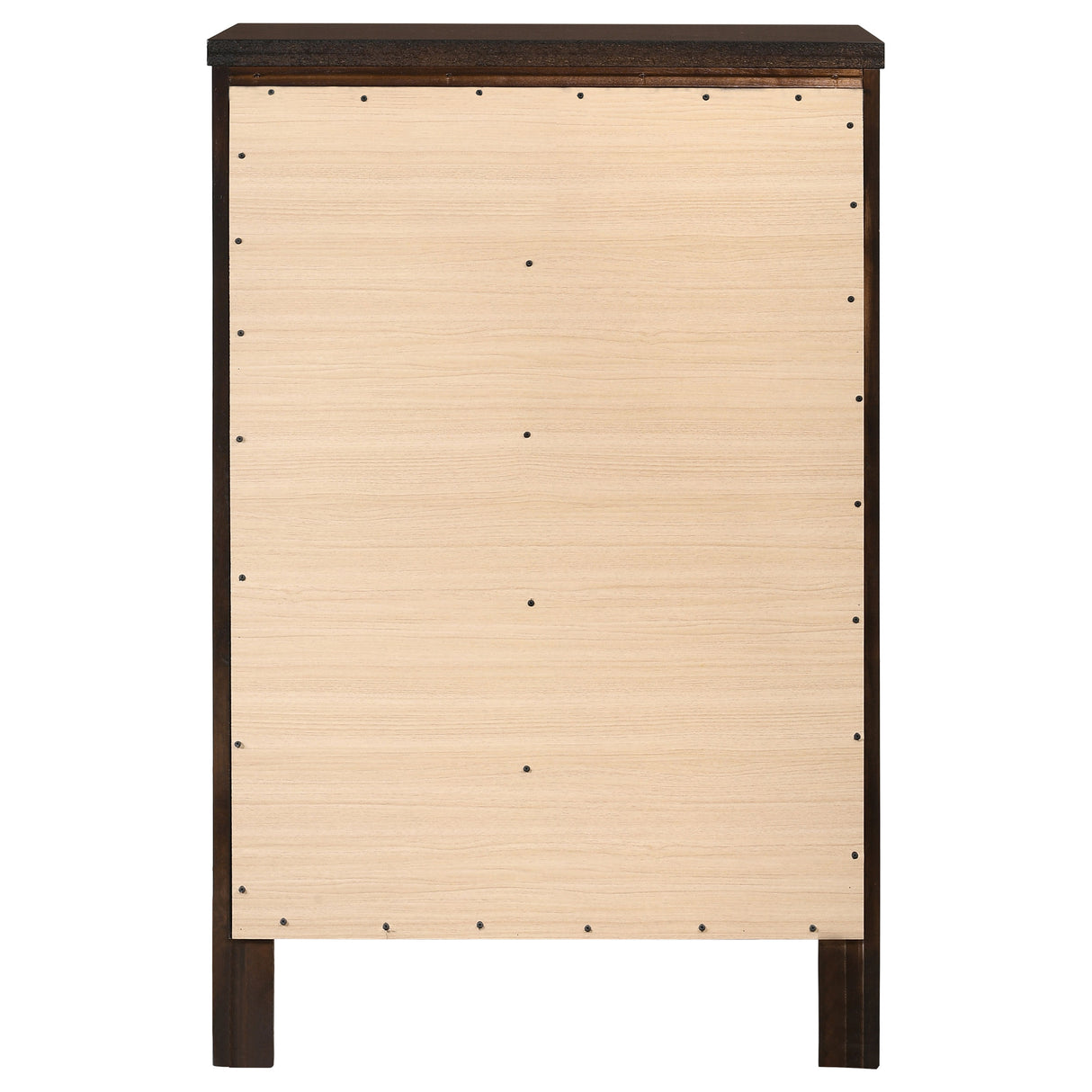 Carlton 5-drawer Bedroom Chest Cappuccino - Home Elegance USA