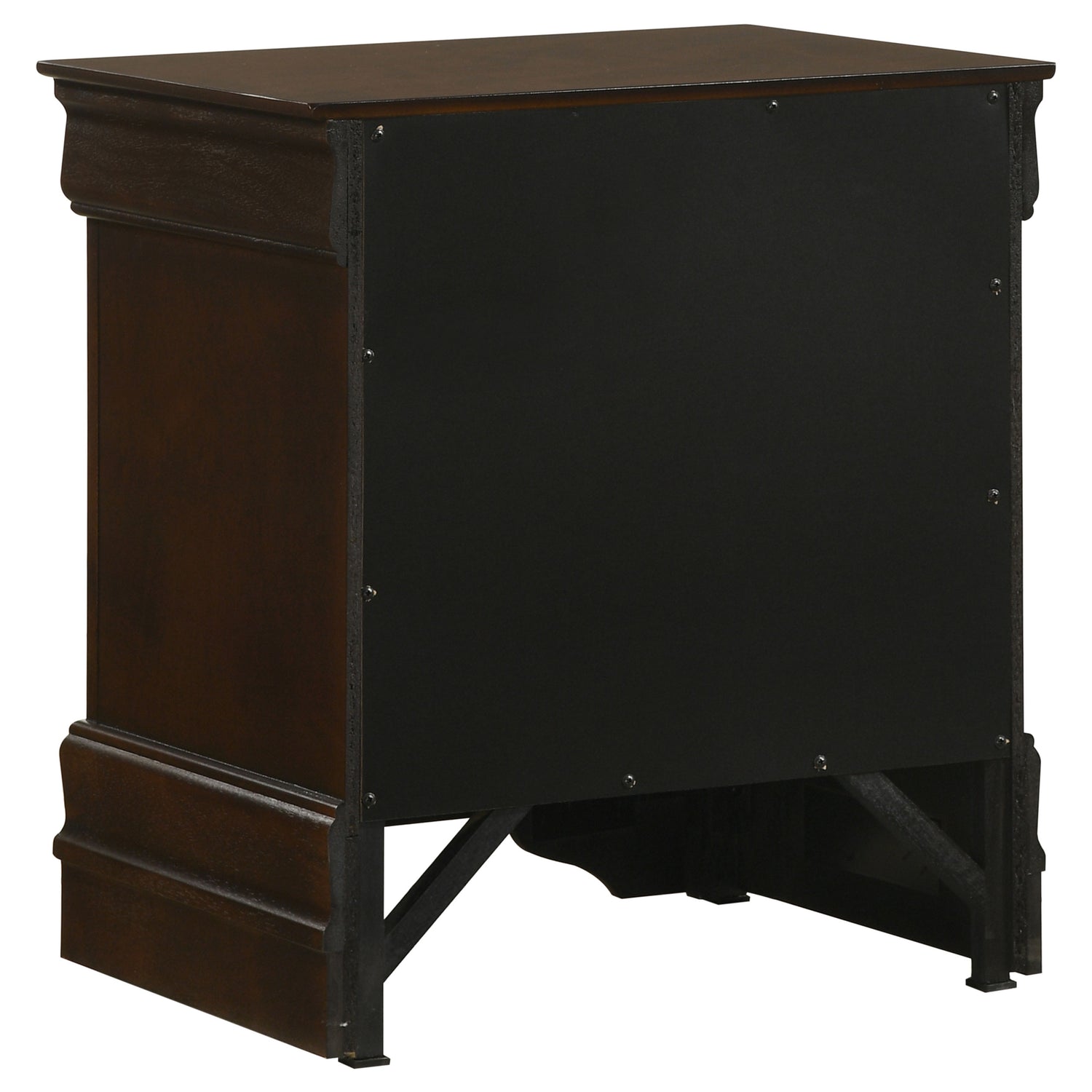 Louis Philippe 2-drawer Nightstand Cappuccino - Home Elegance USA