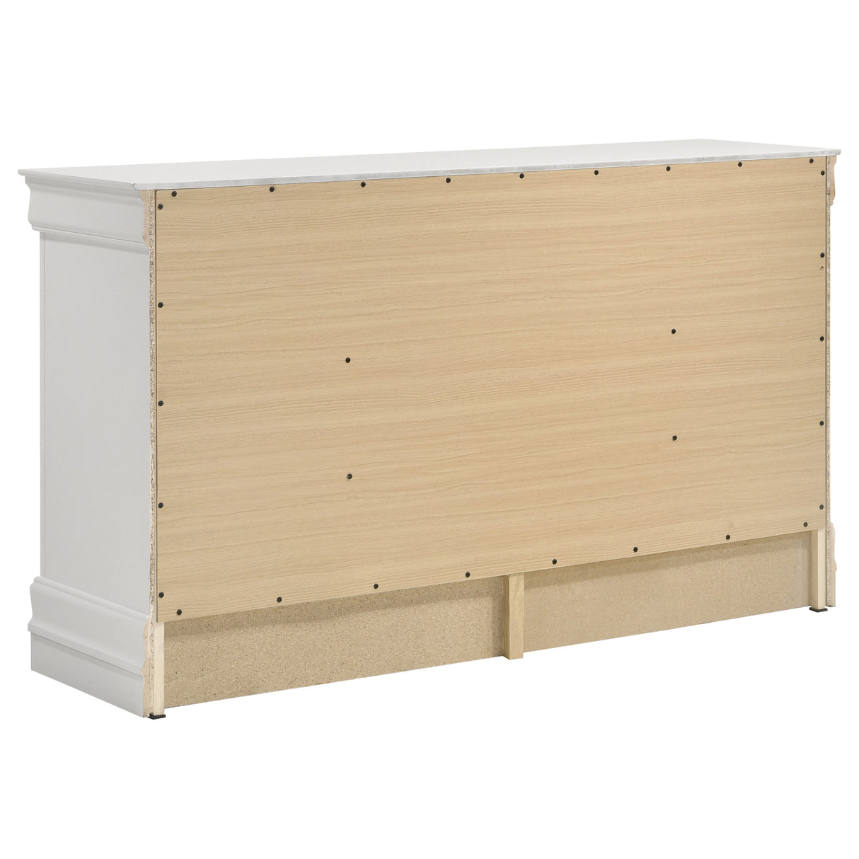 Louis Philippe 6-drawer Dresser White - Home Elegance USA