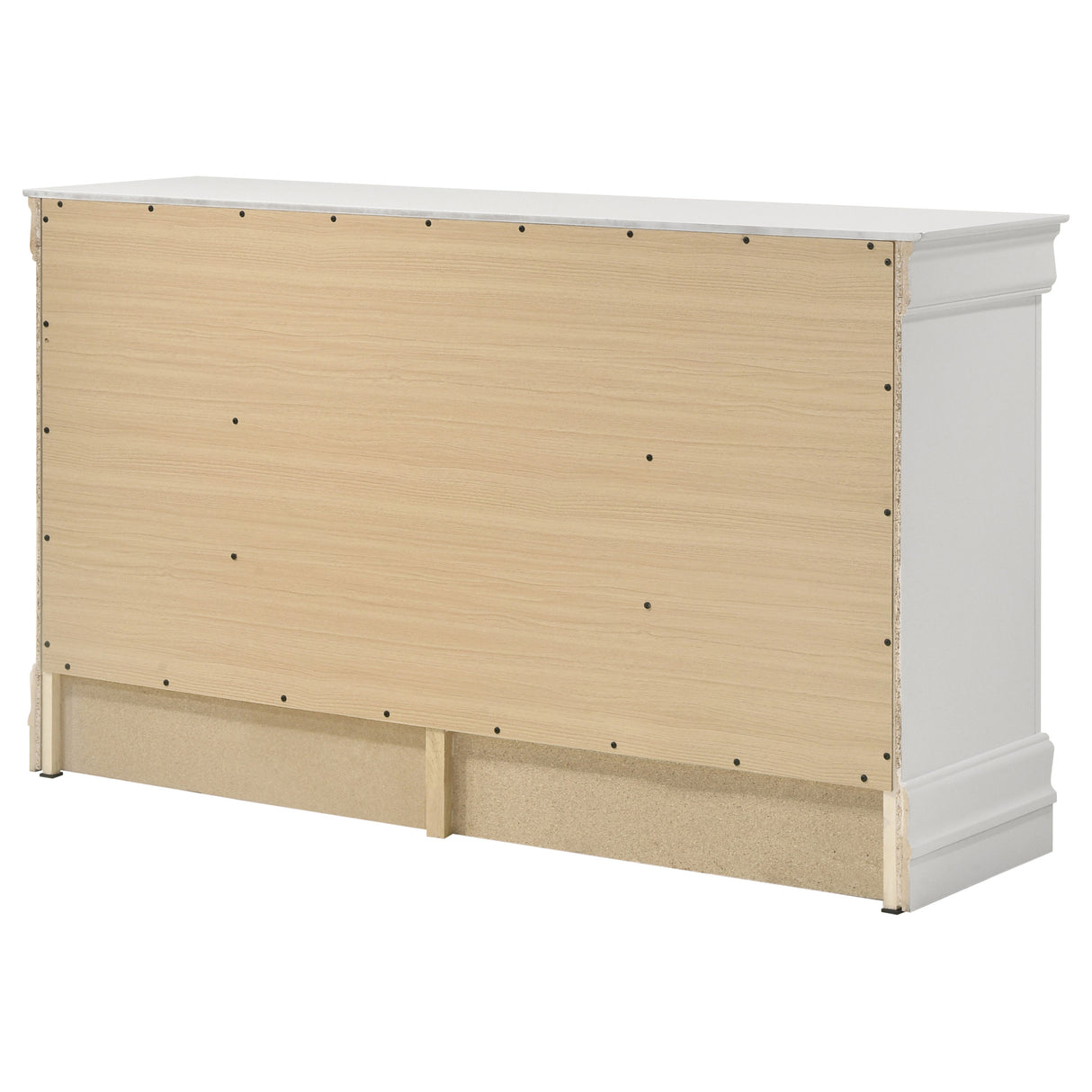 Louis Philippe 6-drawer Dresser White - Home Elegance USA