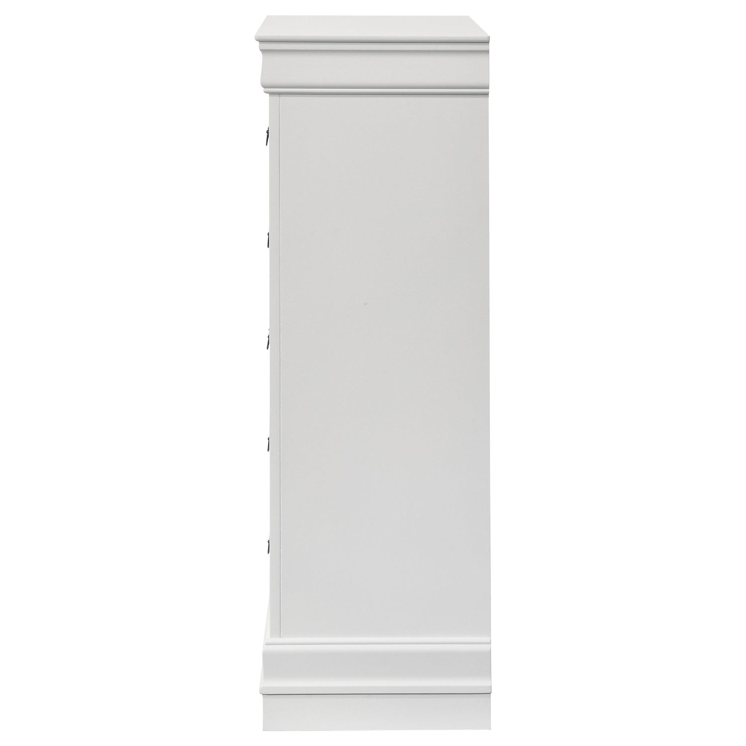 Louis Philippe 5-drawer Bedroom Chest White - Home Elegance USA
