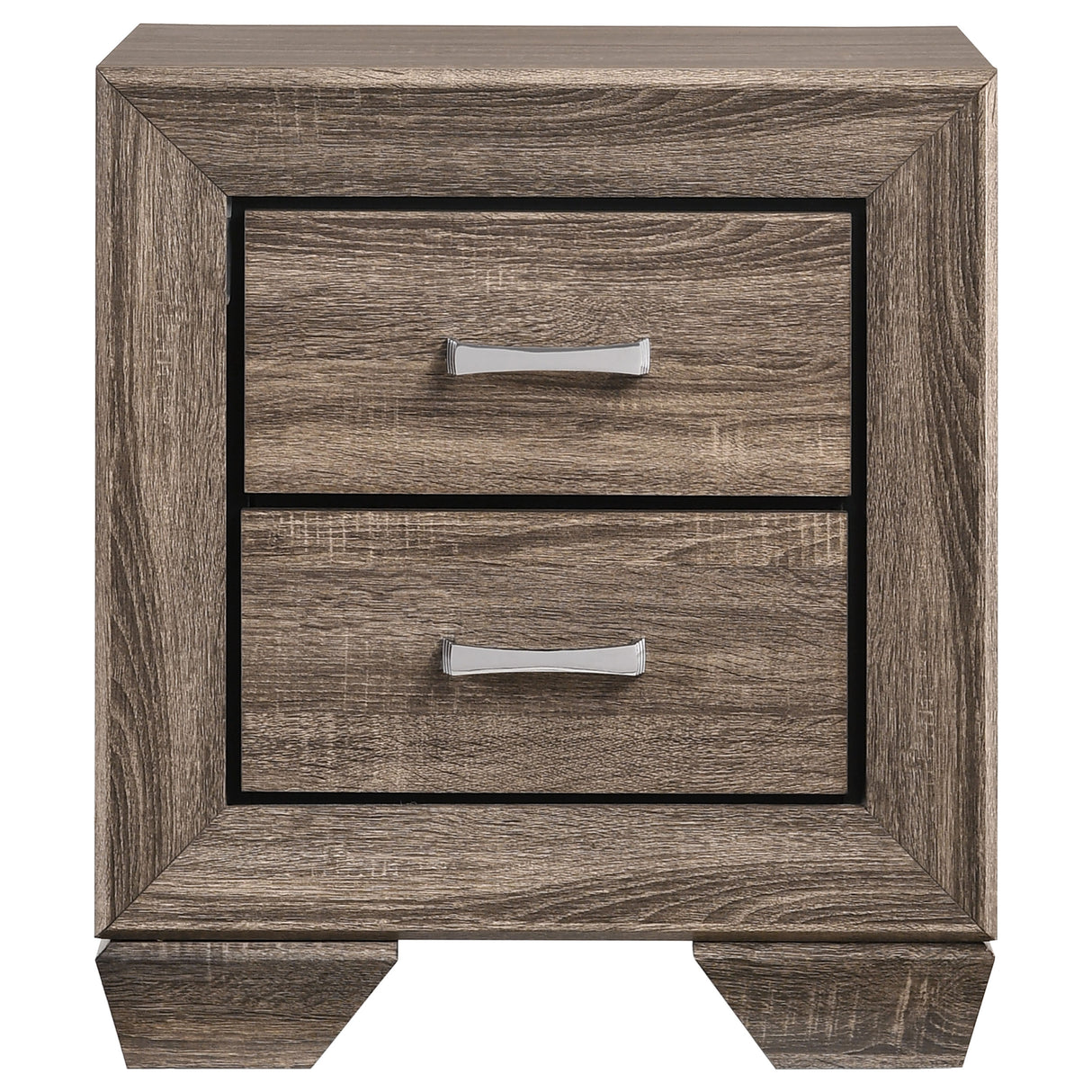 Kauffman 2-drawer Nightstand Washed Taupe - Home Elegance USA